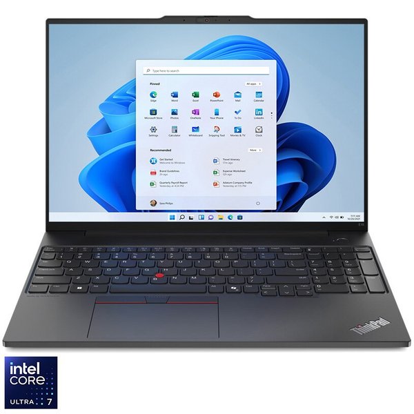 Lenovo ThinkPad E16 Gen 2 Ultra 7 - Laptop cu Intel Core Ultra 7 și 32GB RAM - Imagine 1