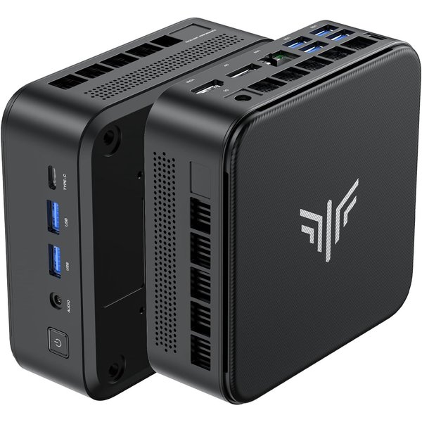 Nipogi Mini Desktop PC - AMD Ryzen 5 7430U, Integrated Graphics, 32GB RAM pentru birou - Imagine 1