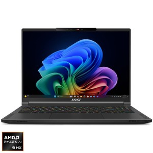 MSI Stealth A16 AI cu AMD Ryzen AI 9 HX 370 și RTX 4060 - 32GB RAM, ecran 16" QHD 240Hz