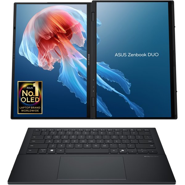 ASUS ZenBook Duo UX8406CA - Laptop cu două ecrane OLED tactile - Imagine 1