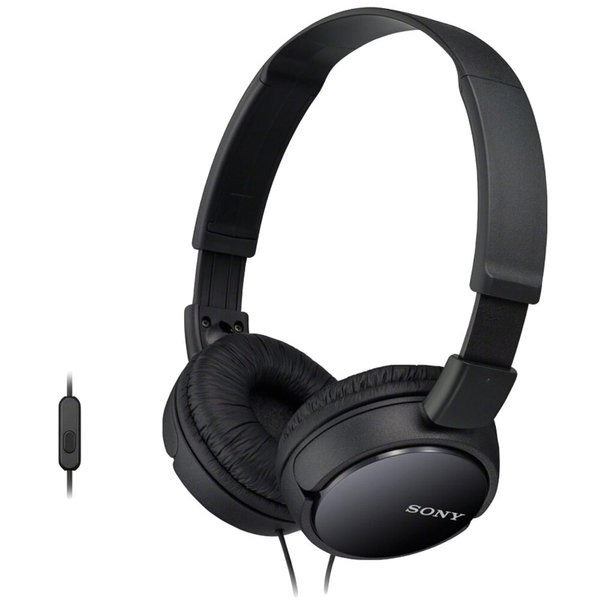 Sony MDR-ZX110APB - Design pliabil cu microfon integrat - Imagine 1