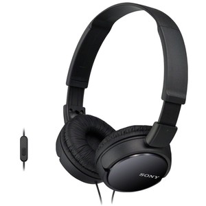 Sony MDR-ZX110APB - Design pliabil cu microfon integrat