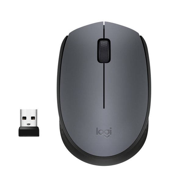 Logitech M170 - Mouse wireless 2.4GHz, 12 luni autonomie, design ambidextru - Imagine 1