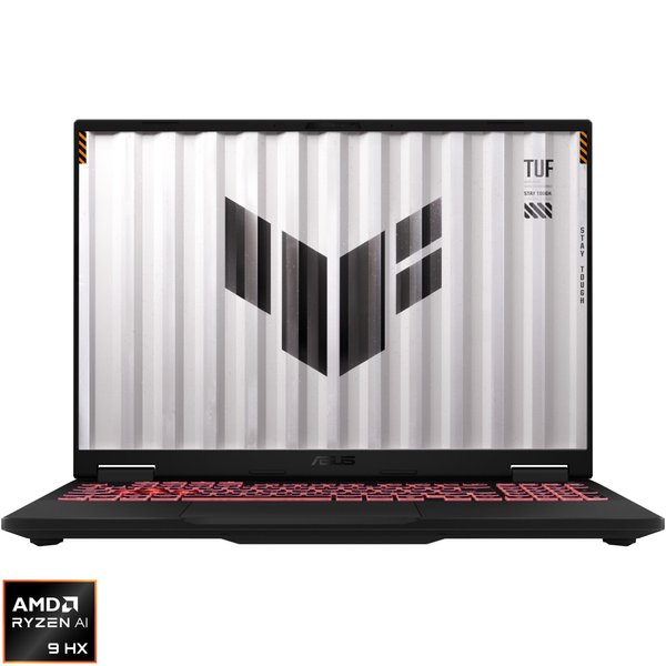 ASUS TUF Gaming A16 cu AMD Ryzen AI 9 HX 370 și RTX 4060 - 32GB RAM, ecran 16" 165Hz - Imagine 1
