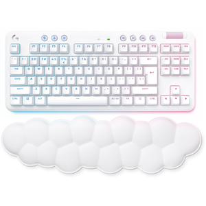 Logitech G715 Lightspeed - Tastatură mecanică TKL wireless cu design White Mist