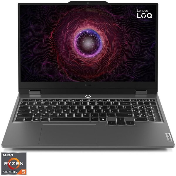 Lenovo LoQ 15ARP9 cu AMD Ryzen 5 7235HS și RTX 3050 - 24GB RAM, ecran 15" 144Hz - Imagine 1